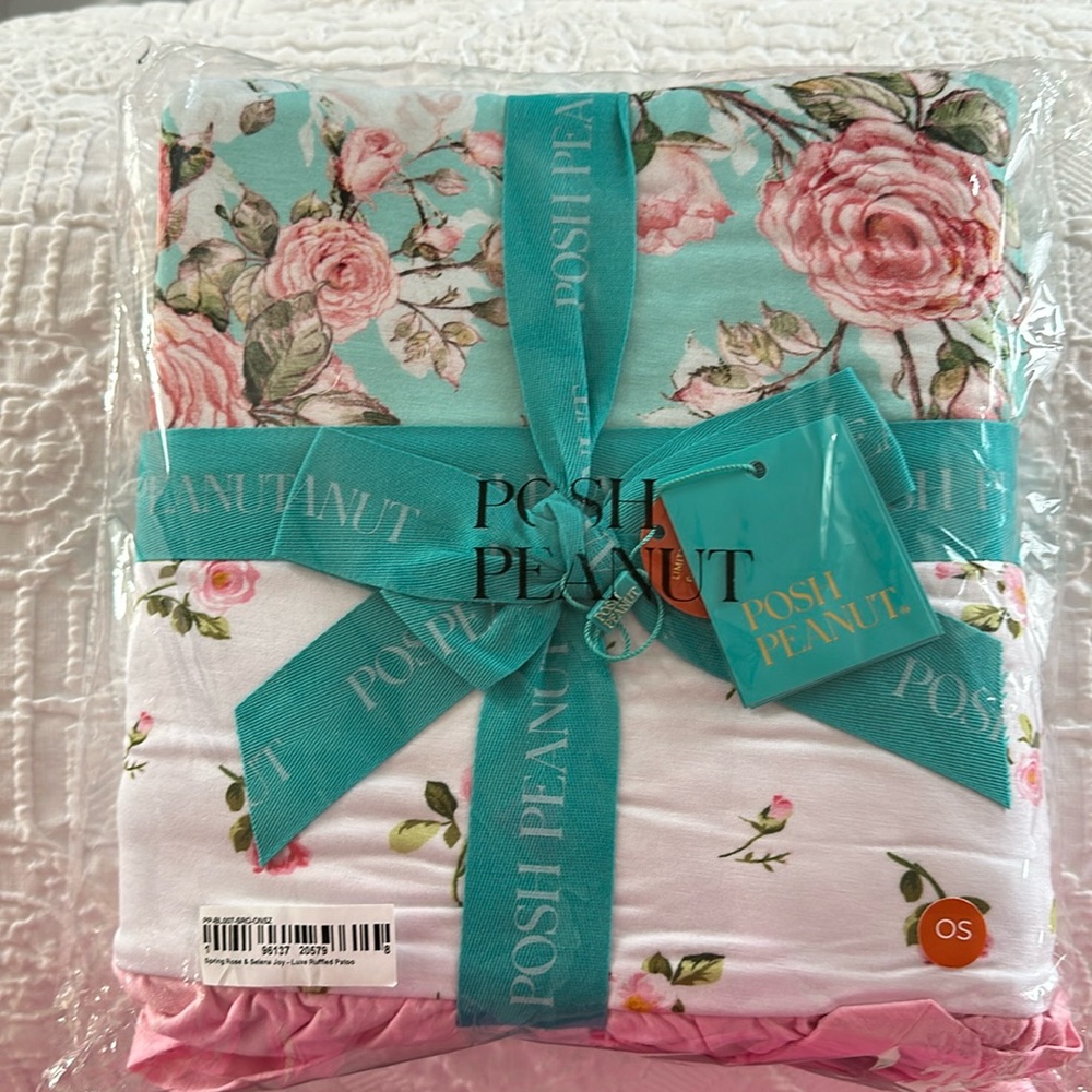 NWT Posh Peanut Spring Rose & Selena Joy luxe ruffled Patoo